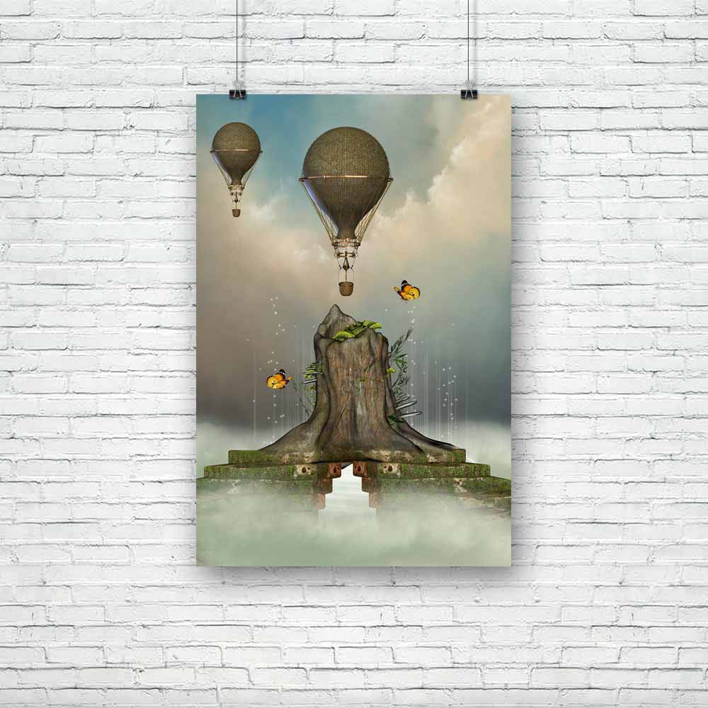 Landscape With Trunk & Air Balloon Unframed Paper Poster-Paper Posters Unframed-POS_UN-IC 5000789 IC 5000789, Art and Paintings, Books, Digital, Digital Art, Fantasy, Graphic, Landscapes, Nature, Scenic, landscape, with, trunk, air, balloon, unframed, paper, poster, amazing, art, backdrops, background, blow, blue, butterflies, cloud, dream, dreamy, fae, fairy, fairytale, fantastic, fly, magic, manipulation, mist, misty, moon, outdoor, peaceful, princess, scenario, scene, scrapbook, shining, sky, stairway, t