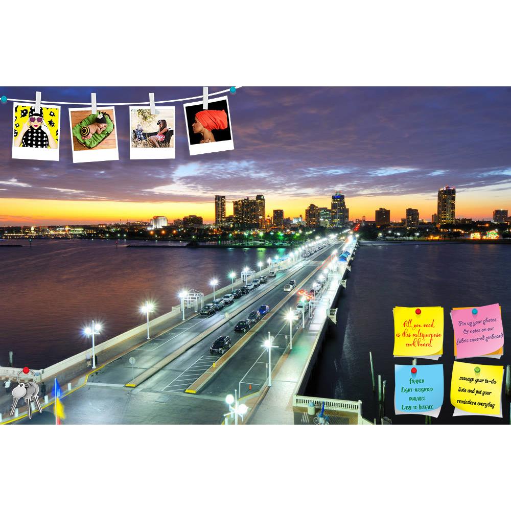 ArtzFolio Skyline Of St. Petersburg, Florida, USA Printed Bulletin Board Notice Pin Board Soft Board | Frameless-Bulletin Boards Frameless-AZSAO11890582BLB_FL_L-Image Code 5000790 Vishnu Image Folio Pvt Ltd, IC 5000790, ArtzFolio, Bulletin Boards Frameless, Places, Photography, skyline, of, st., petersburg, florida, usa, printed, bulletin, board, notice, pin, soft, frameless, st, from, pier, pete, saint, water, coast, cityscape, city, pinellas, waterfront, coastline, coastal, road, street, buildings, horizo
