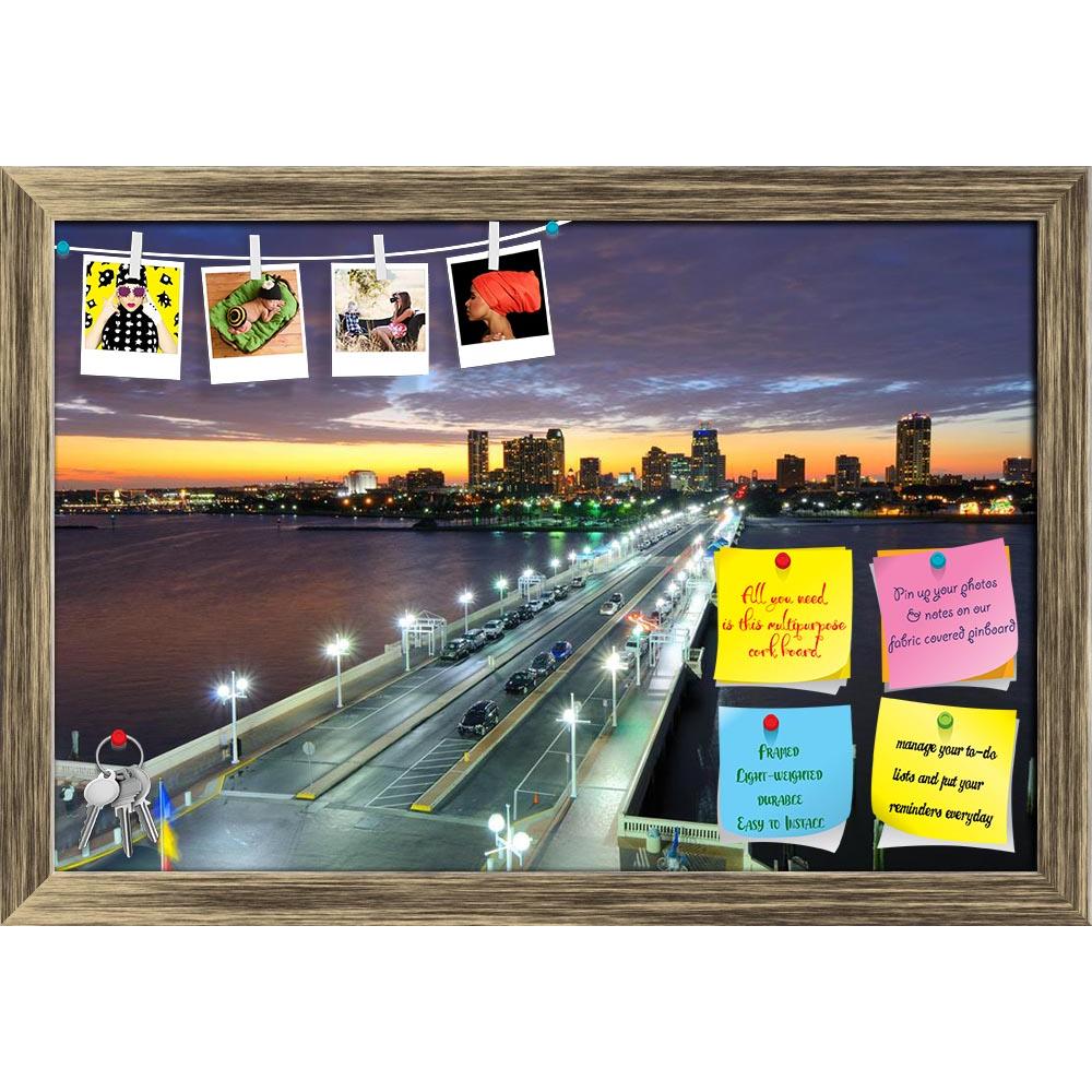 ArtzFolio Skyline Of St. Petersburg, Florida, USA Printed Bulletin Board Notice Pin Board Soft Board | Framed-Bulletin Boards Framed-AZSAO11890582BLB_FR_L-Image Code 5000790 Vishnu Image Folio Pvt Ltd, IC 5000790, ArtzFolio, Bulletin Boards Framed, Places, Photography, skyline, of, st., petersburg, florida, usa, printed, bulletin, board, notice, pin, soft, framed, st, from, pier, pete, saint, water, coast, cityscape, city, pinellas, waterfront, coastline, coastal, road, street, buildings, horizon, sunset, s