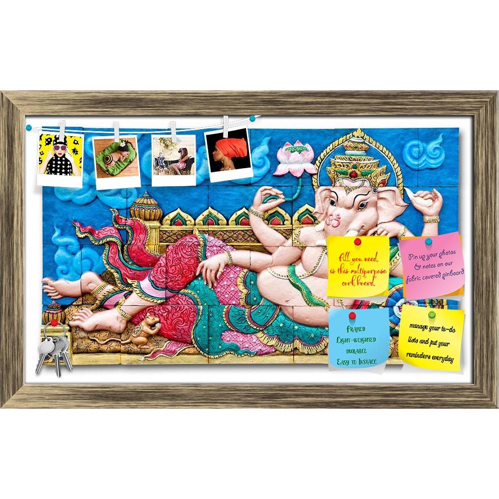 ArtzFolio Lord Ganesh D3 Printed Bulletin Board Notice Pin Board Soft Board | Framed-Bulletin Boards Framed-AZSAO11927798BLB_FR_L-Image Code 5000797 Vishnu Image Folio Pvt Ltd, IC 5000797, ArtzFolio, Bulletin Boards Framed, Religious, Photography, lord, ganesh, d3, printed, bulletin, board, notice, pin, soft, framed, the, sculpture, sandstone, ganesha, isolated, white, background, pin up board, push pin board, extra large cork board, big pin board, notice board, small bulletin board, cork board, wall notice