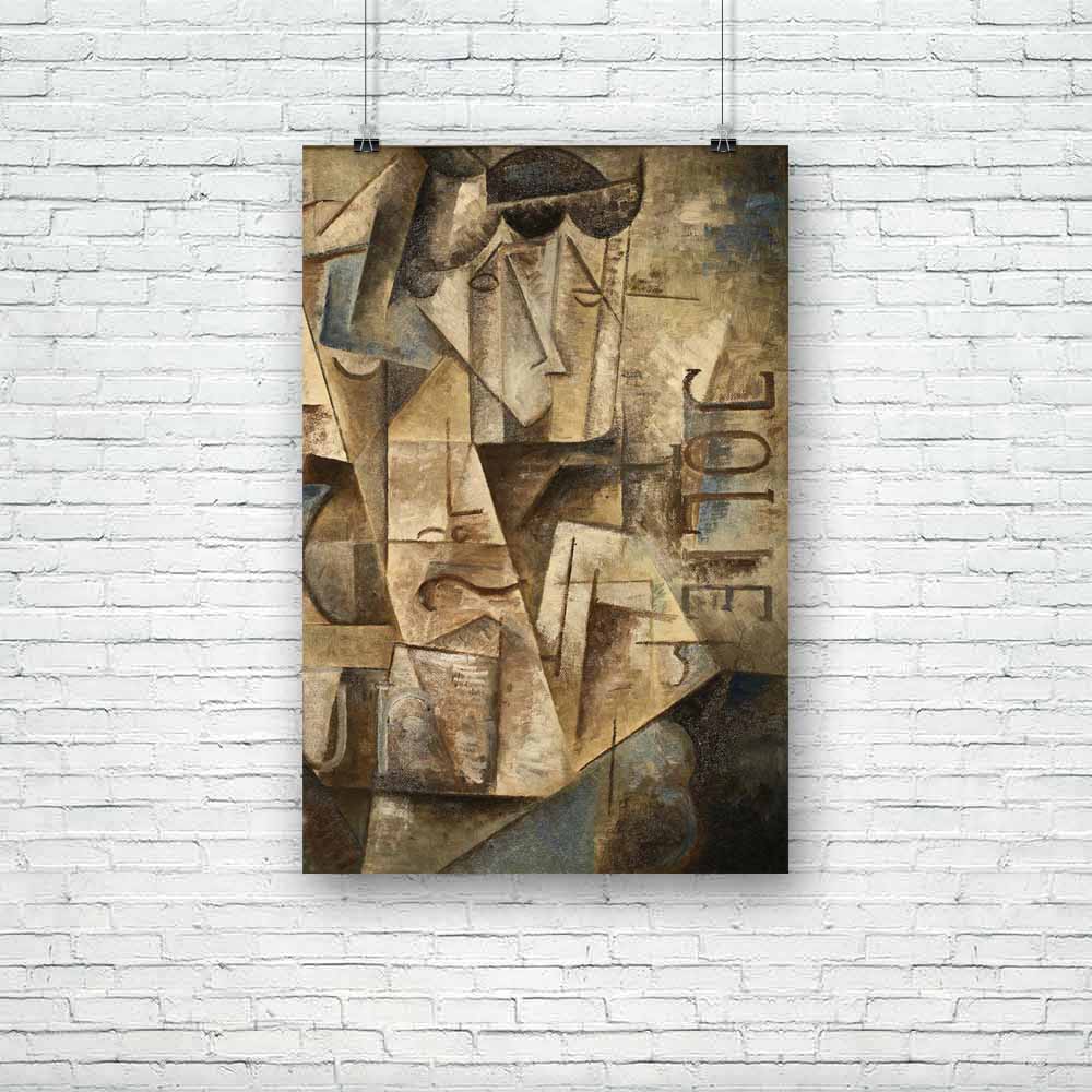 Abstract Cubism D1 Unframed Paper Poster - Paper Posters Unframed - ArtzFolio.com