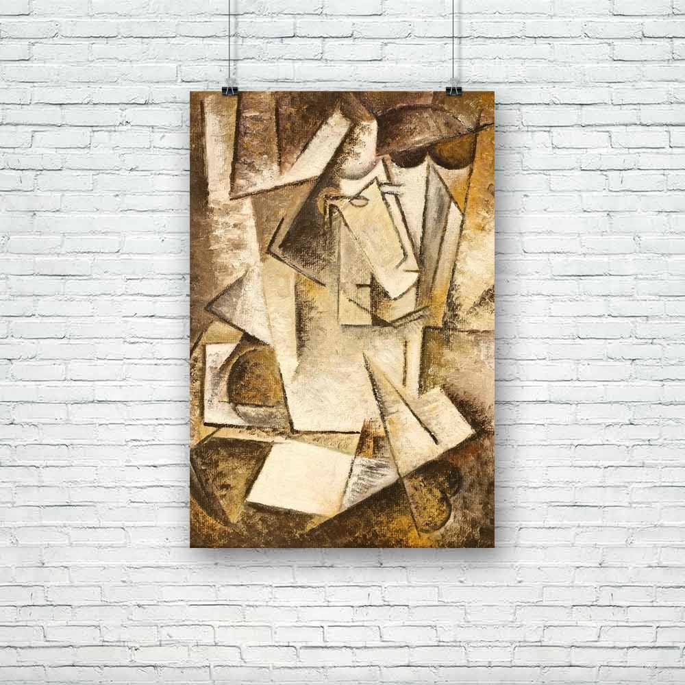Abstract Cubism D2 Unframed Paper Poster - Paper Posters Unframed - ArtzFolio.com