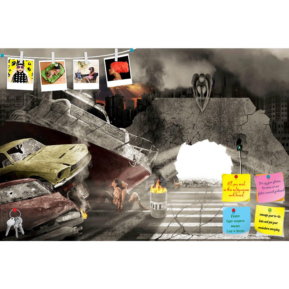 ArtzFolio Apocalypse Printed Bulletin Board Notice Pin Board Soft Board | Frameless-Bulletin Boards Frameless-AZSAO11965978BLB_FL_L-Image Code 5000808 Vishnu Image Folio Pvt Ltd, IC 5000808, ArtzFolio, Bulletin Boards Frameless, Abstract, Surrealism, Digital Art, apocalypse, printed, bulletin, board, notice, pin, soft, frameless, which, may, occur, december, 21, 2012, pin up board, push pin board, extra large cork board, big pin board, notice board, small bulletin board, cork board, wall notice board, giant