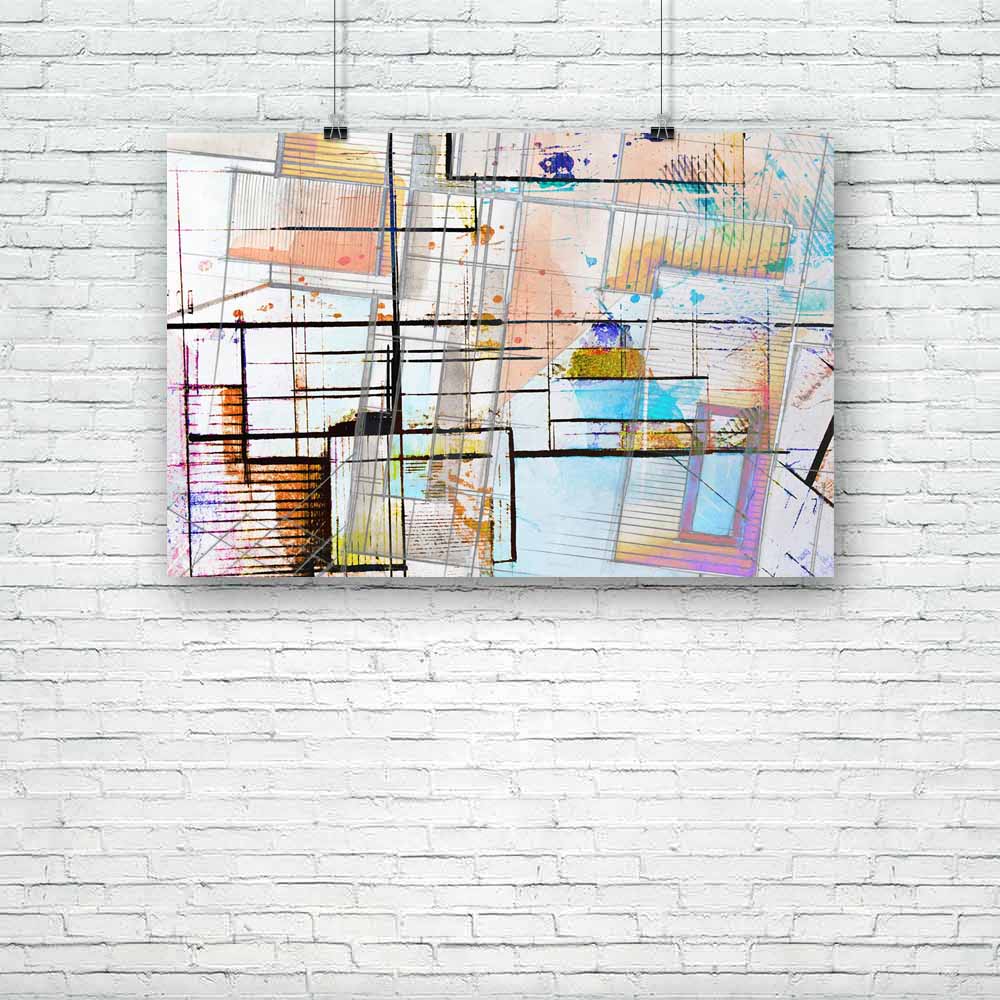 Abstract Art D8 Unframed Paper Poster - Paper Posters Unframed - ArtzFolio.com