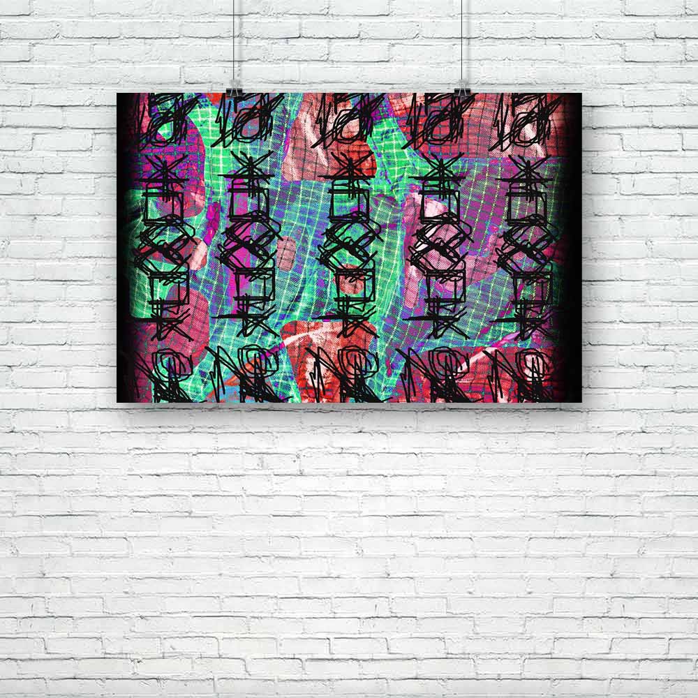 Abstract D21 Unframed Paper Poster - Paper Posters Unframed - ArtzFolio.com