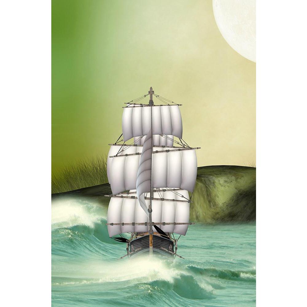 ArtzFolio Landscape With Ship & A Big Moon Unframed Paper Poster-Paper Posters Unframed-AZART11980864POS_UN_L-Image Code 5000818 Vishnu Image Folio Pvt Ltd, IC 5000818, ArtzFolio, Paper Posters Unframed, Kids, Landscapes, Digital Art, landscape, with, ship, a, big, moon, unframed, paper, poster, wall, large, size, for, living, room, home, decoration, framed, decor, posters, pitaara, box, modern, art, frame, bedroom, amazonbasics, door, drawing, small, decorative, office, reception, multiple, friends, images