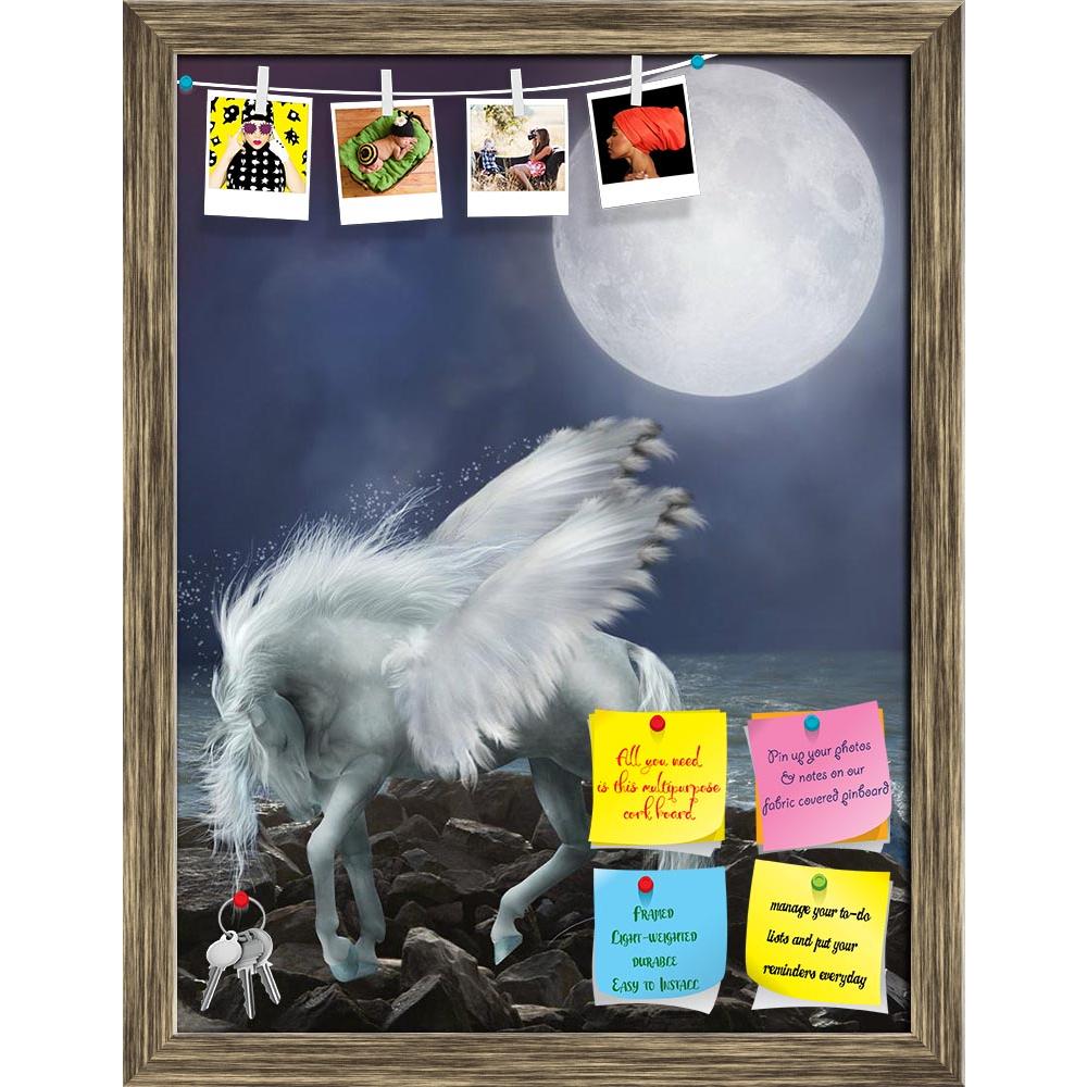 ArtzFolio White Pegasus Printed Bulletin Board Notice Pin Board Soft Board | Framed-Bulletin Boards Framed-AZSAO11980868BLB_FR_L-Image Code 5000821 Vishnu Image Folio Pvt Ltd, IC 5000821, ArtzFolio, Bulletin Boards Framed, Animals, Fantasy, Digital Art, white, pegasus, printed, bulletin, board, notice, pin, soft, framed, stones, waves, pin up board, push pin board, extra large cork board, big pin board, notice board, small bulletin board, cork board, wall notice board, giant cork board, bulletin board, offi