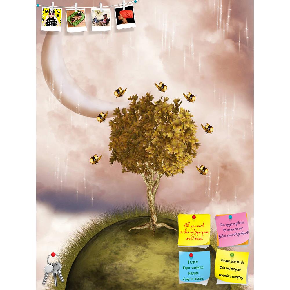 ArtzFolio Landscape With Tree & Butterflies Printed Bulletin Board Notice Pin Board Soft Board | Frameless-Bulletin Boards Frameless-AZSAO11980872BLB_FL_L-Image Code 5000822 Vishnu Image Folio Pvt Ltd, IC 5000822, ArtzFolio, Bulletin Boards Frameless, Fantasy, Kids, Landscapes, Digital Art, landscape, with, tree, butterflies, printed, bulletin, board, notice, pin, soft, frameless, yellow, pin up board, push pin board, extra large cork board, big pin board, notice board, small bulletin board, cork board, wal