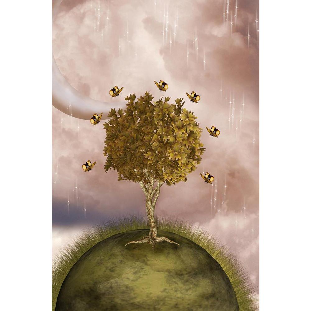 ArtzFolio Landscape With Tree & Butterflies Unframed Paper Poster-Paper Posters Unframed-AZART11980872POS_UN_L-Image Code 5000822 Vishnu Image Folio Pvt Ltd, IC 5000822, ArtzFolio, Paper Posters Unframed, Fantasy, Kids, Landscapes, Digital Art, landscape, with, tree, butterflies, unframed, paper, poster, wall, large, size, for, living, room, home, decoration, big, framed, decor, posters, pitaara, box, modern, art, frame, bedroom, amazonbasics, door, drawing, small, decorative, office, reception, multiple, f