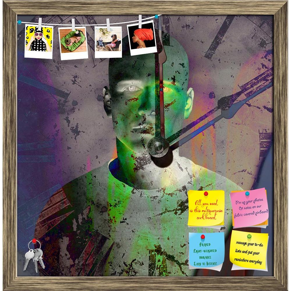 ArtzFolio Man & Time Printed Bulletin Board Notice Pin Board Soft Board | Framed-Bulletin Boards Framed-AZSAO12005708BLB_FR_L-Image Code 5000826 Vishnu Image Folio Pvt Ltd, IC 5000826, ArtzFolio, Bulletin Boards Framed, Surrealism, Digital Art, man, time, printed, bulletin, board, notice, pin, soft, framed, pin up board, push pin board, extra large cork board, big pin board, notice board, small bulletin board, cork board, wall notice board, giant cork board, bulletin board, office notice board, office cork 
