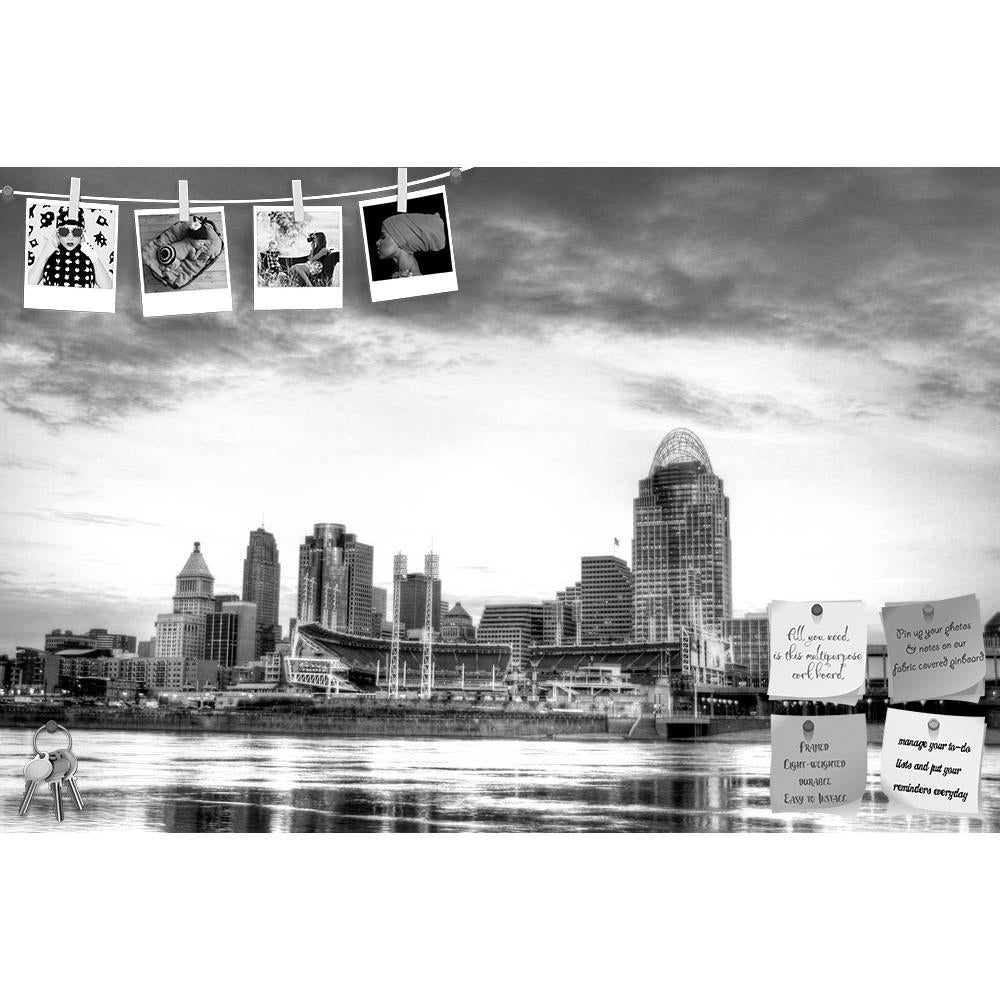 ArtzFolio Cincinnati Ohio Skyline, Newport Kentucky, USA D2 Printed Bulletin Board Notice Pin Board Soft Board | Frameless-Bulletin Boards Frameless-AZSAO12044071BLB_FL_L-Image Code 5000837 Vishnu Image Folio Pvt Ltd, IC 5000837, ArtzFolio, Bulletin Boards Frameless, Places, Photography, cincinnati, ohio, skyline, newport, kentucky, usa, d2, printed, bulletin, board, notice, pin, soft, frameless, 7am, january, 16, 2012, seen, from, riverbank, city, cityscape, river, water, bridge, skyscraper, urban, travel,