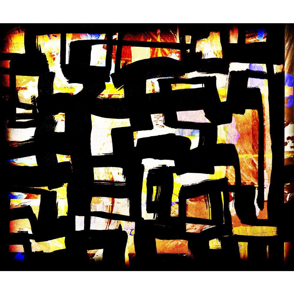 Abstract Canvas Painting Synthetic Frame - Paintings MDF Framing - ArtzFolio.com