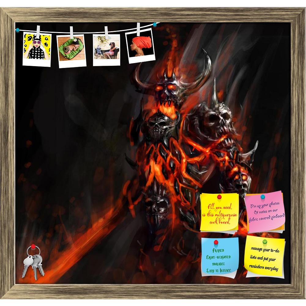 ArtzFolio Apocalyptic Flaming Doom Printed Bulletin Board Notice Pin Board Soft Board | Framed-Bulletin Boards Framed-AZSAO12155127BLB_FR_L-Image Code 5000850 Vishnu Image Folio Pvt Ltd, IC 5000850, ArtzFolio, Bulletin Boards Framed, Fantasy, Fine Art Reprint, apocalyptic, flaming, doom, printed, bulletin, board, notice, pin, soft, framed, bringer, hell, pin up board, push pin board, extra large cork board, big pin board, notice board, small bulletin board, cork board, wall notice board, giant cork board, b