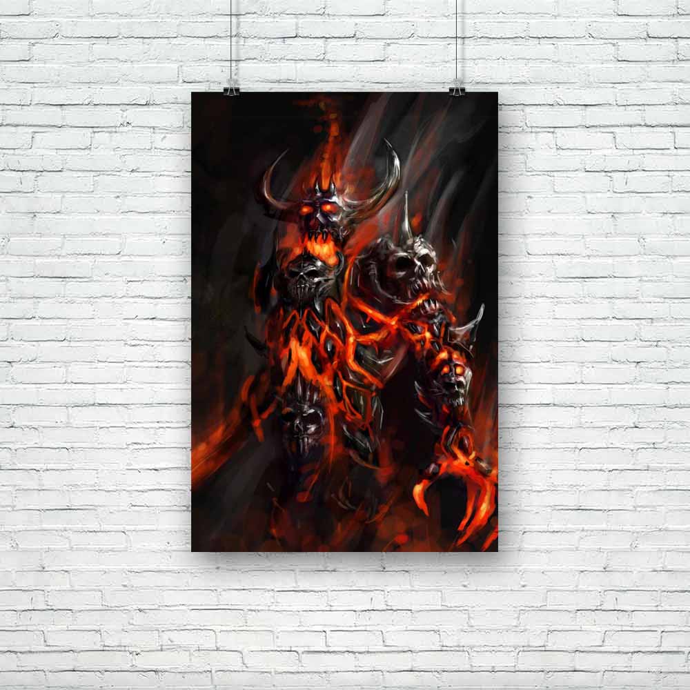 Apocalyptic Flaming Doom Unframed Paper Poster-Paper Posters Unframed-POS_UN-IC 5000850 IC 5000850, Art and Paintings, Paintings, Religion, Religious, apocalyptic, flaming, doom, unframed, paper, poster, devil, demon, hell, satan, demons, lucifer, underworld, evil, afterlife, anger, angry, art, bad, bonfire, burnt, cooking, demonic, desire, diabolic, ember, energy, fiery, heat, horns, hot, imaginary, inferno, melt, myth, mythology, painting, rage, red, spirit, stare, wallpaper, wrath, artzfolio, posters, wa