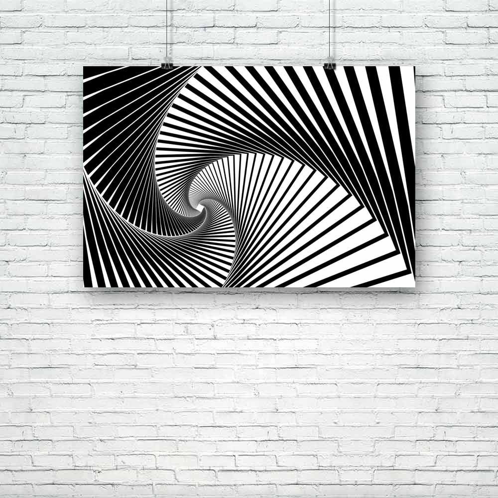Stair Crazy Unframed Paper Poster-Paper Posters Unframed-POS_UN-IC 5000852 IC 5000852, Abstract Expressionism, Abstracts, Black, Black and White, Decorative, Illustrations, Patterns, Semi Abstract, Stripes, White, stair, crazy, unframed, paper, poster, optical, illusion, spiral, abstract, backdrop, background, curve, decoration, illustration, lines, pattern, stairs, steps, swirl, twist, twisted, twisty, artzfolio, posters, wall posters, posters for room, posters for room decoration, office poster, door post