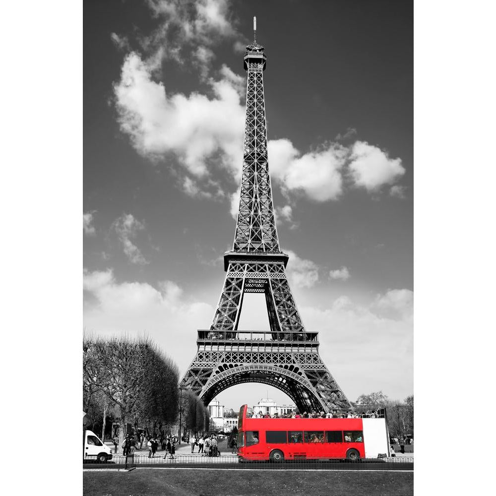 Pitaara Box Eiffel Tower With Red Bus In Paris, France Canvas Painting Synthetic Frame-Paintings MDF Framing-PBART12158948AFF_FR_L-Image Code 5000854 Vishnu Image Folio Pvt Ltd, IC 5000854, Pitaara Box, Paintings MDF Framing, Places, Photography, eiffel, tower, with, red, bus, in, paris, france, canvas, painting, synthetic, frame, architectural, architecture, beautiful, black, blaze, blossom, building, capital, city, cityscape, dawn, dusk, europe, european, evening, famous, fiery, french, garden, glow, glow
