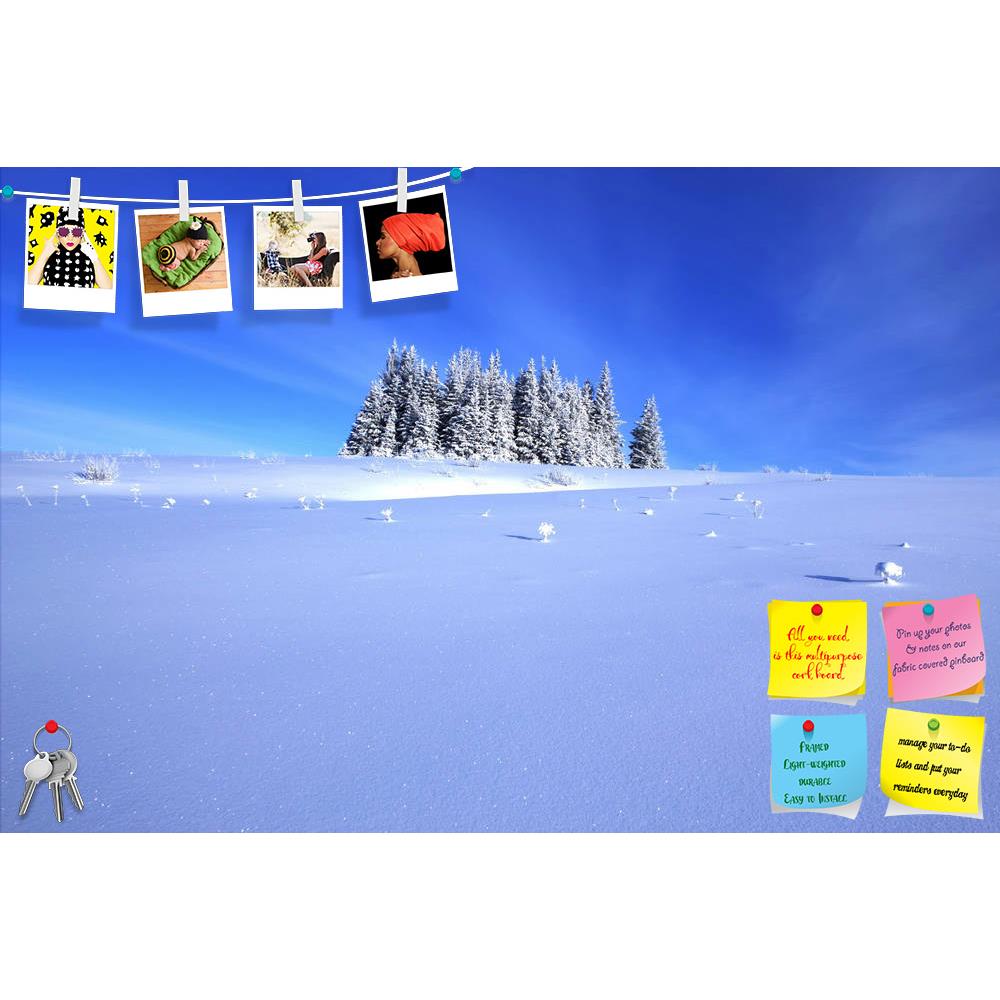 ArtzFolio Lone Grove Of Spruce Trees Printed Bulletin Board Notice Pin Board Soft Board | Frameless-Bulletin Boards Frameless-AZSAO12175928BLB_FL_L-Image Code 5000858 Vishnu Image Folio Pvt Ltd, IC 5000858, ArtzFolio, Bulletin Boards Frameless, Places, Photography, lone, grove, of, spruce, trees, printed, bulletin, board, notice, pin, soft, frameless, surrounded, snow, bright, blue, sky, pin up board, push pin board, extra large cork board, big pin board, notice board, small bulletin board, cork board, wall