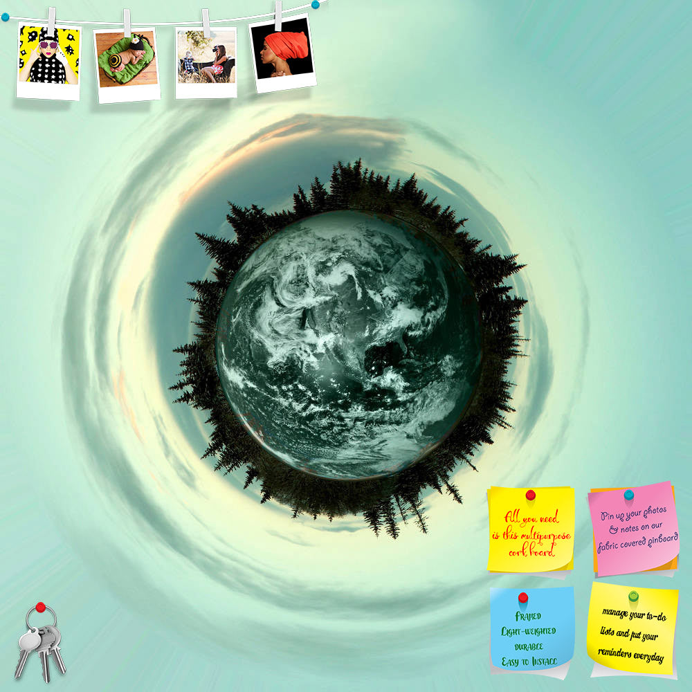 ArtzFolio Little Planet With Trees & Clouds Printed Bulletin Board Notice Pin Board Soft Board | Frameless-Bulletin Boards Frameless-AZSAO12175929BLB_FL_L-Image Code 5000859 Vishnu Image Folio Pvt Ltd, IC 5000859, ArtzFolio, Bulletin Boards Frameless, Surrealism, Digital Art, little, planet, with, trees, clouds, printed, bulletin, board, notice, pin, soft, frameless, created, photo, manipulation, pin up board, push pin board, extra large cork board, big pin board, notice board, small bulletin board, cork bo