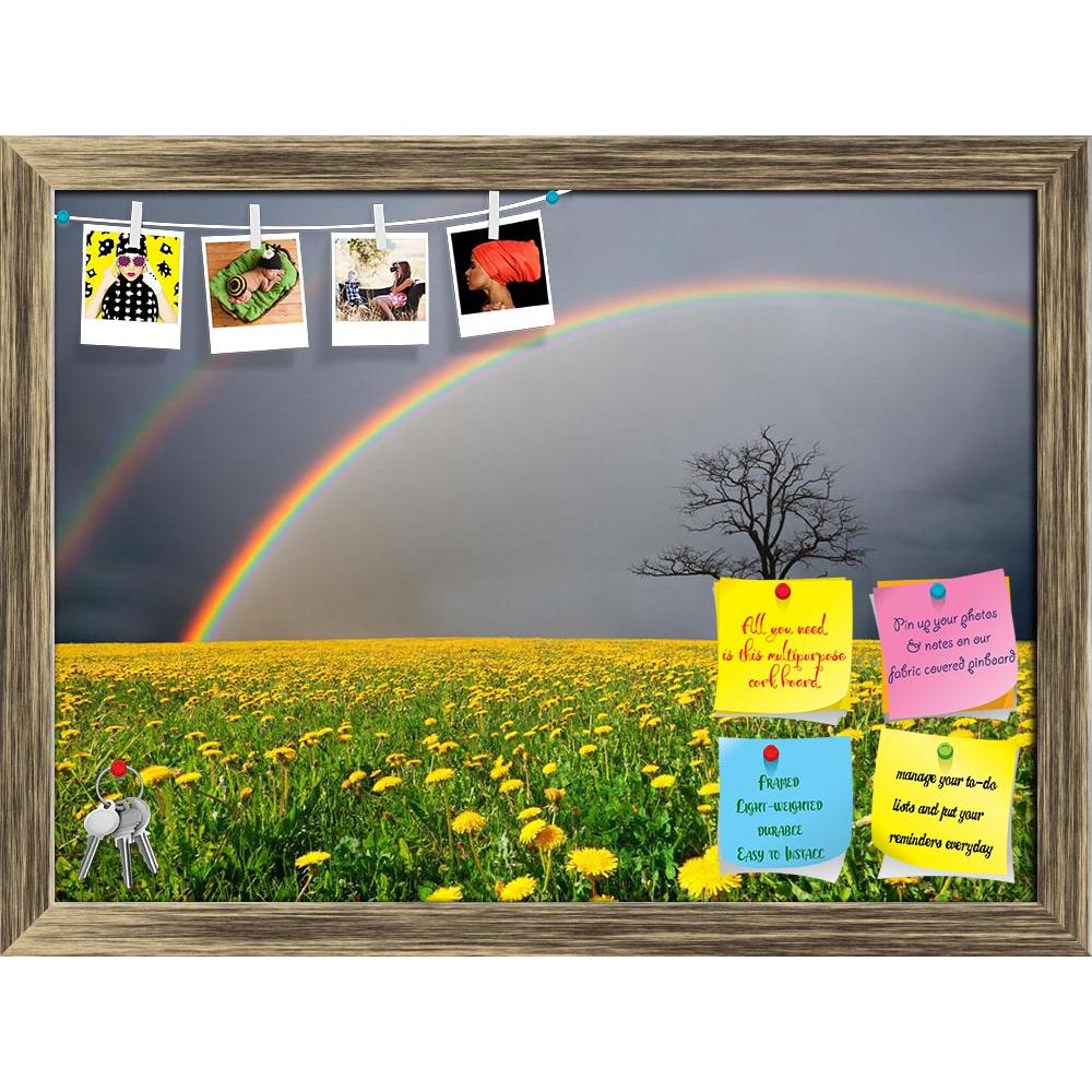 ArtzFolio Dandelion Field & Dead Tree Printed Bulletin Board Notice Pin Board Soft Board | Framed-Bulletin Boards Framed-AZSAO12188010BLB_FR_L-Image Code 5000863 Vishnu Image Folio Pvt Ltd, IC 5000863, ArtzFolio, Bulletin Boards Framed, Floral, Landscapes, Photography, dandelion, field, dead, tree, printed, bulletin, board, notice, pin, soft, framed, under, cloudy, sky, rainbow, agricultural, autumn, background, beautiful, blue, bright, clear, clouds, colorful, colour, colourful, country, countryside, envir