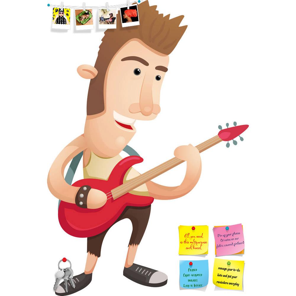 ArtzFolio Guitarist Printed Bulletin Board Notice Pin Board Soft Board | Frameless-Bulletin Boards Frameless-AZSAO12227445BLB_FL_L-Image Code 5000868 Vishnu Image Folio Pvt Ltd, IC 5000868, ArtzFolio, Bulletin Boards Frameless, Kids, Music & Dance, Digital Art, guitarist, printed, bulletin, board, notice, pin, soft, frameless, pin up board, push pin board, extra large cork board, big pin board, notice board, small bulletin board, cork board, wall notice board, giant cork board, bulletin board, office notice
