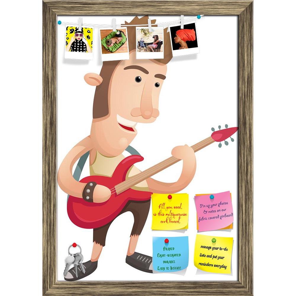 ArtzFolio Guitarist Printed Bulletin Board Notice Pin Board Soft Board | Framed-Bulletin Boards Framed-AZSAO12227445BLB_FR_L-Image Code 5000868 Vishnu Image Folio Pvt Ltd, IC 5000868, ArtzFolio, Bulletin Boards Framed, Kids, Music & Dance, Digital Art, guitarist, printed, bulletin, board, notice, pin, soft, framed, pin up board, push pin board, extra large cork board, big pin board, notice board, small bulletin board, cork board, wall notice board, giant cork board, bulletin board, office notice board, offi