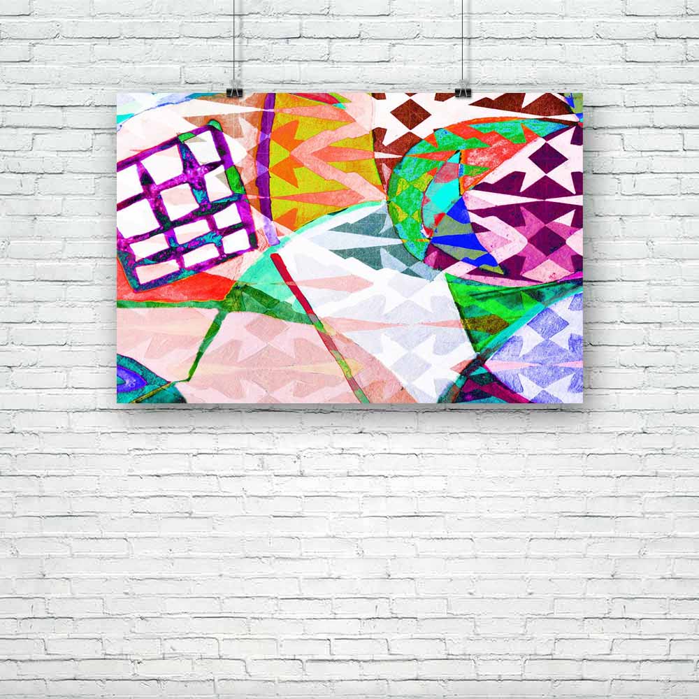 Abstract Color Unframed Paper Poster - Paper Posters Unframed - ArtzFolio.com