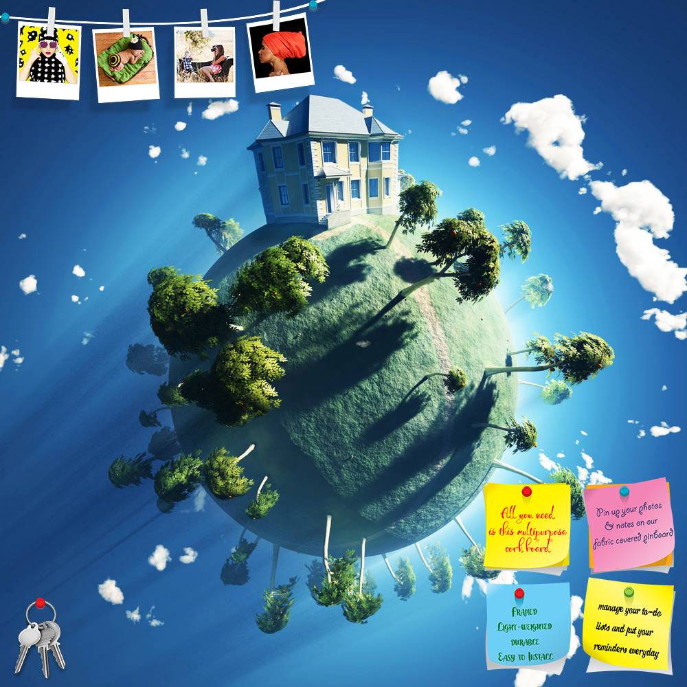 ArtzFolio Private House On Small Planet Printed Bulletin Board Notice Pin Board Soft Board | Frameless-Bulletin Boards Frameless-AZSAO12284674BLB_FL_L-Image Code 5000873 Vishnu Image Folio Pvt Ltd, IC 5000873, ArtzFolio, Bulletin Boards Frameless, Conceptual, Places, Digital Art, private, house, on, small, planet, printed, bulletin, board, notice, pin, soft, frameless, 3d, aerial, air, architecture, atmosphere, blue, building, business, city, clean, construction, earth, environment, real, estate, fresh, gar
