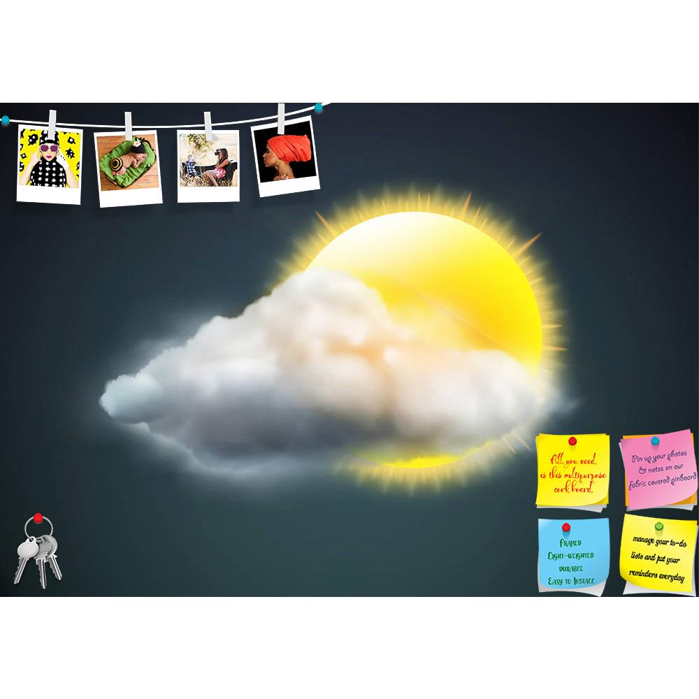 ArtzFolio Sun With Cloud Floats Printed Bulletin Board Notice Pin Board Soft Board | Frameless-Bulletin Boards Frameless-AZSAO12340249BLB_FL_L-Image Code 5000880 Vishnu Image Folio Pvt Ltd, IC 5000880, ArtzFolio, Bulletin Boards Frameless, Kids, Landscapes, Digital Art, sun, with, cloud, floats, printed, bulletin, board, notice, pin, soft, frameless, illustration, cool, single, weather, icon, dark, sky, pin up board, push pin board, extra large cork board, big pin board, notice board, small bulletin board, 