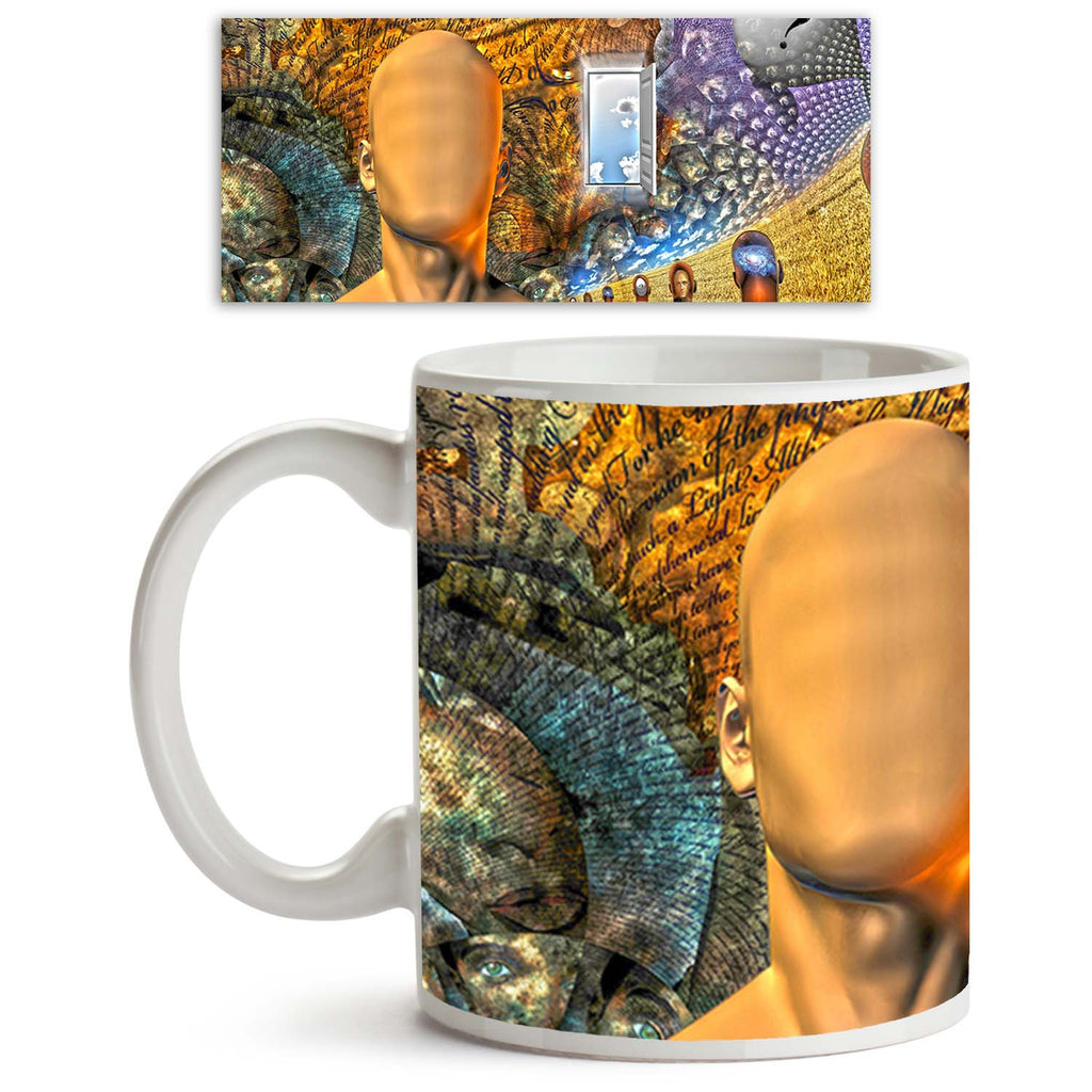 Human Dream Like Scene In Organinc Windows Ceramic Coffee Tea Mug Inside White-Coffee Mugs-MUG-IC 5000891 IC 5000891, Abstract Expressionism, Abstracts, Art and Paintings, Astronomy, Conceptual, Cosmology, Figurative, Nature, Realism, Religion, Religious, Scenic, Semi Abstract, Space, Spiritual, Stars, Surrealism, human, dream, like, scene, in, organinc, windows, ceramic, coffee, tea, mug, inside, white, philosophy, imagination, imagine, magritte, surreal, abstract, allegory, art, artistic, believe, cloud, 