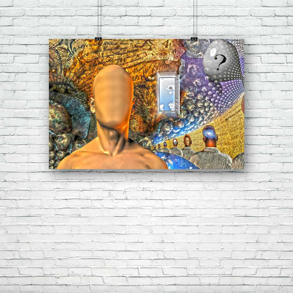 Human Dream Like Scene In Organinc Windows D2 Unframed Paper Poster-Paper Posters Unframed-POS_UN-IC 5000891 IC 5000891, Abstract Expressionism, Abstracts, Art and Paintings, Astronomy, Conceptual, Cosmology, Figurative, Nature, Realism, Religion, Religious, Scenic, Semi Abstract, Space, Spiritual, Stars, Surrealism, human, dream, like, scene, in, organinc, windows, d2, unframed, paper, poster, philosophy, imagination, imagine, magritte, surreal, abstract, allegory, art, artistic, believe, cloud, concentrat