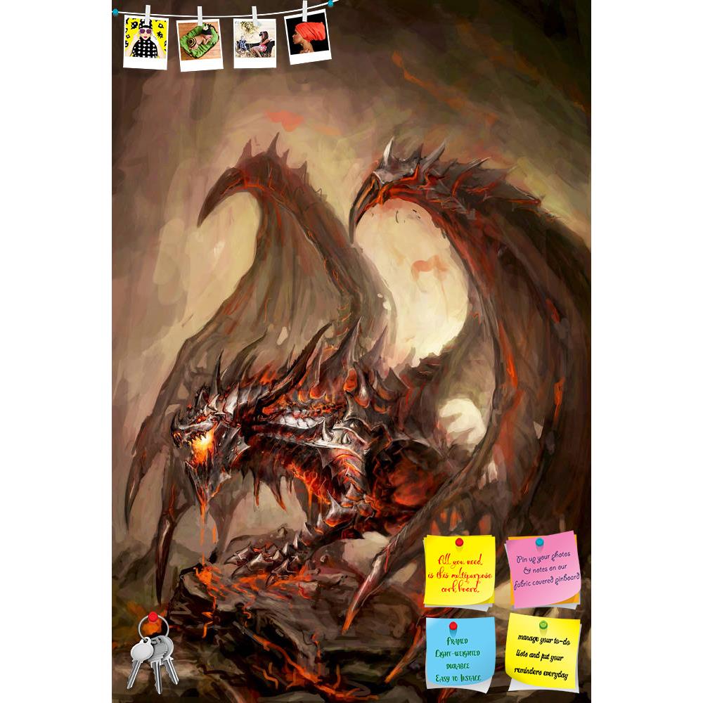ArtzFolio Armored Knight Dragon Printed Bulletin Board Notice Pin Board Soft Board | Frameless-Bulletin Boards Frameless-AZSAO12442605BLB_FL_L-Image Code 5000897 Vishnu Image Folio Pvt Ltd, IC 5000897, ArtzFolio, Bulletin Boards Frameless, Fantasy, Fine Art Reprint, armored, knight, dragon, printed, bulletin, board, notice, pin, soft, frameless, molten, rock, pin up board, push pin board, extra large cork board, big pin board, notice board, small bulletin board, cork board, wall notice board, giant cork boa