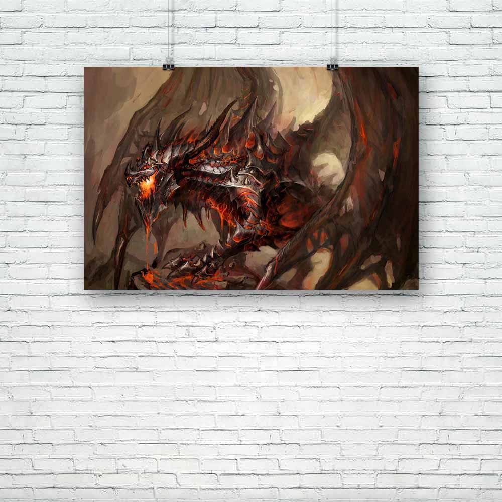 Armored Knight Dragon Unframed Paper Poster-Paper Posters Unframed-POS_UN-IC 5000897 IC 5000897, Ancient, Animals, Art and Paintings, Astrology, Horoscope, Illustrations, Paintings, Signs and Symbols, Sun Signs, Symbols, Vintage, Zodiac, Metallic, armored, knight, dragon, unframed, paper, poster, demon, dragons, anger, angry, animal, apocalyptic, armor, art, bad, beast, bonfire, burning, burnt, claw, cooking, decoration, demonic, diabolic, doom, energy, evil, flaming, flying, heat, hell, horns, hot, illustr