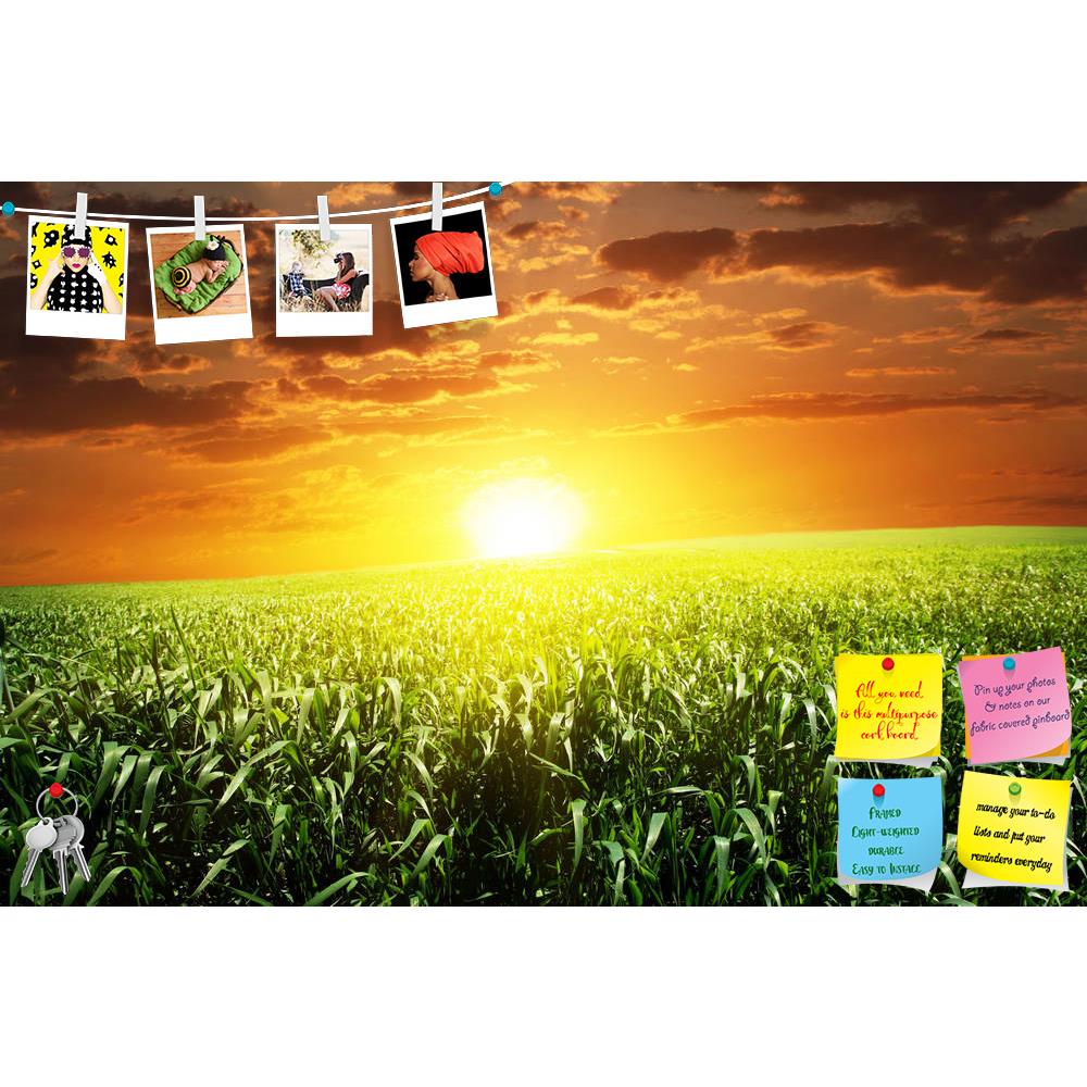 ArtzFolio Bright Sunset Printed Bulletin Board Notice Pin Board Soft Board | Frameless-Bulletin Boards Frameless-AZSAO12466825BLB_FL_L-Image Code 5000899 Vishnu Image Folio Pvt Ltd, IC 5000899, ArtzFolio, Bulletin Boards Frameless, Landscapes, Photography, bright, sunset, printed, bulletin, board, notice, pin, soft, frameless, field, green, grass, agriculture, agricultural, beauty, brightly, cloud, cloudscape, color, dark, day, dusk, environment, evening, farm, freedom, grassland, growth, herb, hill, horizo