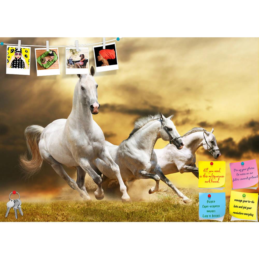 ArtzFolio White Horses D3 Printed Bulletin Board Notice Pin Board Soft Board | Frameless-Bulletin Boards Frameless-AZSAO12534938BLB_FL_L-Image Code 5000906 Vishnu Image Folio Pvt Ltd, IC 5000906, ArtzFolio, Bulletin Boards Frameless, Animals, Photography, white, horses, d3, printed, bulletin, board, notice, pin, soft, frameless, pin up board, push pin board, extra large cork board, big pin board, notice board, small bulletin board, cork board, wall notice board, giant cork board, bulletin board, office noti