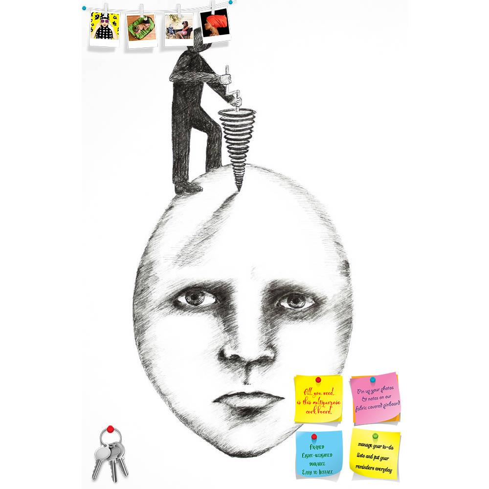 ArtzFolio Abstract Art D14 Printed Bulletin Board Notice Pin Board Soft Board | Frameless-Bulletin Boards Frameless-AZSAO12545118BLB_FL_L-Image Code 5000909 Vishnu Image Folio Pvt Ltd, IC 5000909, ArtzFolio, Bulletin Boards Frameless, Conceptual, Fine Art Reprint, abstract, art, d14, printed, bulletin, board, notice, pin, soft, frameless, photo, drawing, done, ink, pen, white, paper, pin up board, push pin board, extra large cork board, big pin board, notice board, small bulletin board, cork board, wall not