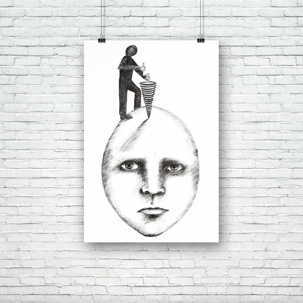 Abstract Art D11 Unframed Paper Poster - Paper Posters Unframed - ArtzFolio.com