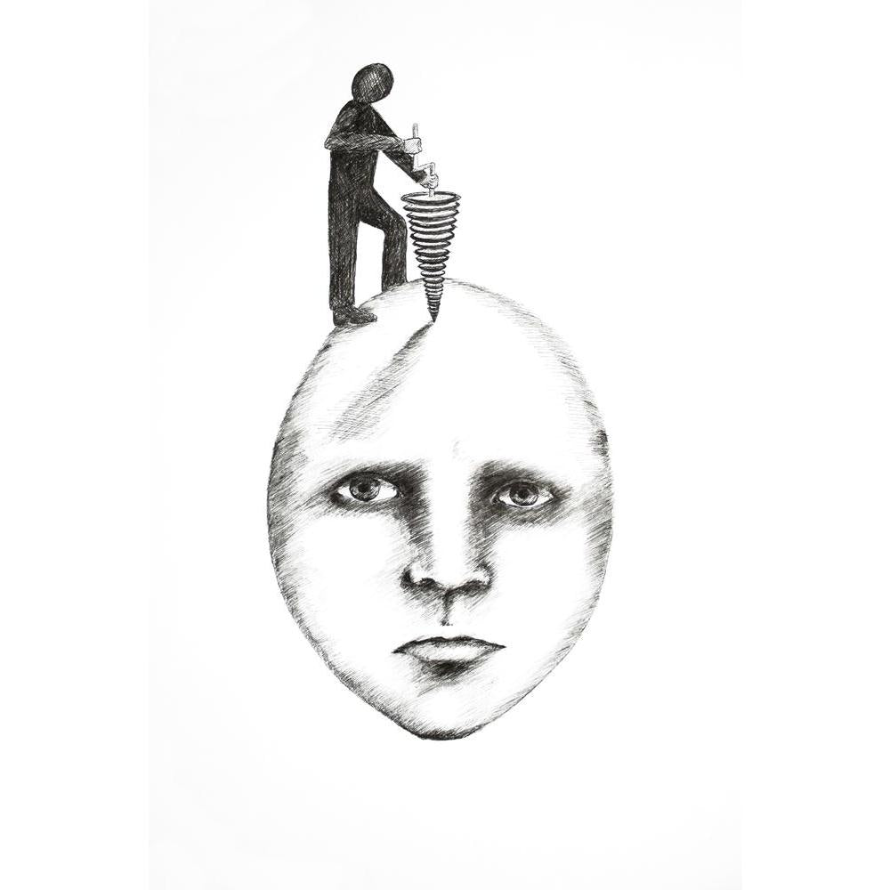 Abstract Art Canvas Painting Synthetic Frame - Paintings MDF Framing - ArtzFolio.com