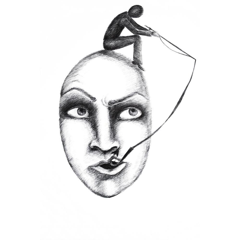 Abstract Art Canvas Painting Synthetic Frame - Paintings MDF Framing - ArtzFolio.com