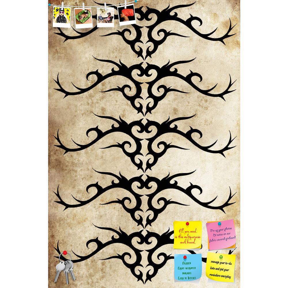 ArtzFolio Tattoo Pattern With Tribal Designs Printed Bulletin Board Notice Pin Board Soft Board | Frameless-Bulletin Boards Frameless-AZSAO12598039BLB_FL_L-Image Code 5000913 Vishnu Image Folio Pvt Ltd, IC 5000913, ArtzFolio, Bulletin Boards Frameless, Vintage, Fine Art Reprint, tattoo, pattern, with, tribal, designs, printed, bulletin, board, notice, pin, soft, frameless, antique, paper, pin up board, push pin board, extra large cork board, big pin board, notice board, small bulletin board, cork board, wal