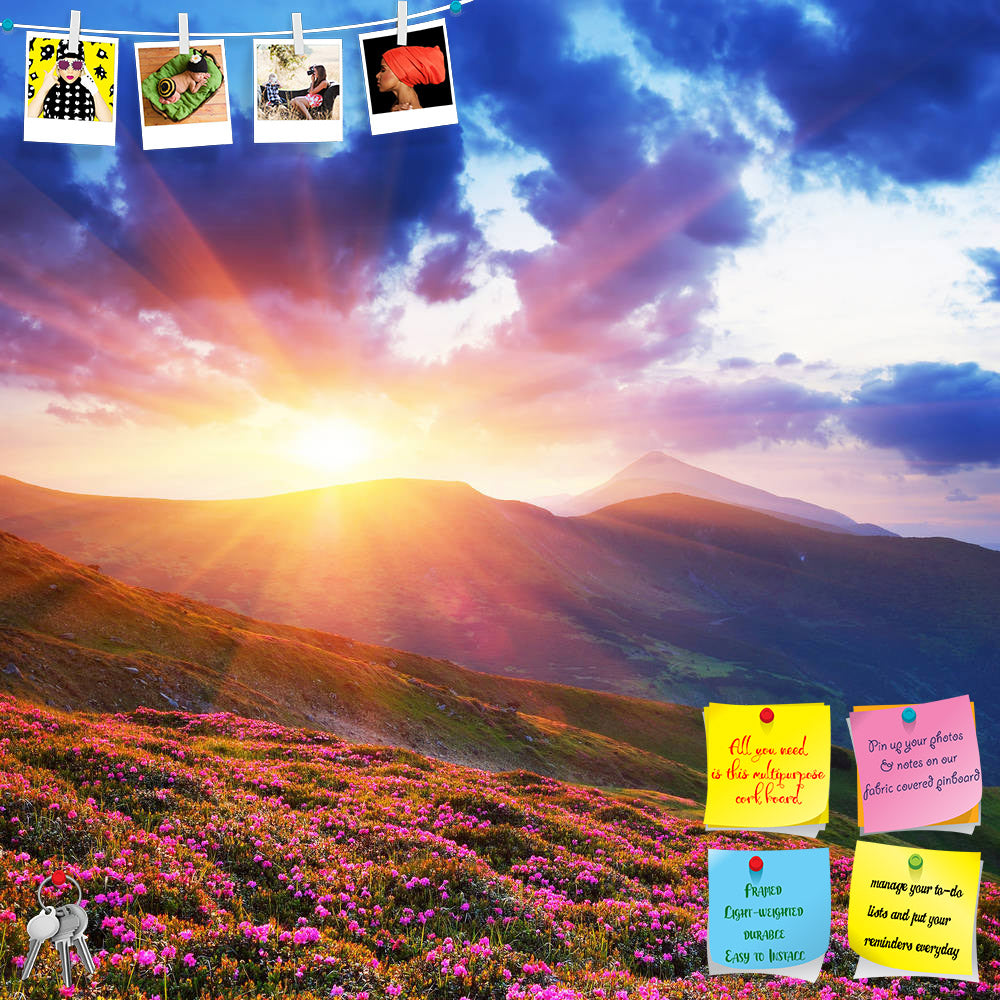 ArtzFolio Spring Landscape D2 Printed Bulletin Board Notice Pin Board Soft Board | Frameless-Bulletin Boards Frameless-AZSAO12654803BLB_FL_L-Image Code 5000927 Vishnu Image Folio Pvt Ltd, IC 5000927, ArtzFolio, Bulletin Boards Frameless, Landscapes, Photography, spring, landscape, d2, printed, bulletin, board, notice, pin, soft, frameless, mountains, flower, rhododendron, sky, cloud, sun, decline, dawn, grass, solar, beam, plant, flora, nature, mountain, stone, background, beautiful, climate, color, country