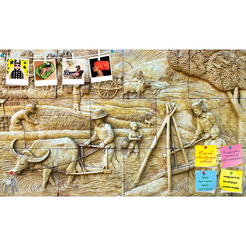 ArtzFolio Thai Style Art D2 Printed Bulletin Board Notice Pin Board Soft Board | Frameless-Bulletin Boards Frameless-AZSAO12673921BLB_FL_L-Image Code 5000933 Vishnu Image Folio Pvt Ltd, IC 5000933, ArtzFolio, Bulletin Boards Frameless, Traditional, Fine Art Reprint, thai, style, art, d2, printed, bulletin, board, notice, pin, soft, frameless, native, culture, stucco, stone, wall, thailand, pin up board, push pin board, extra large cork board, big pin board, notice board, small bulletin board, cork board, wa