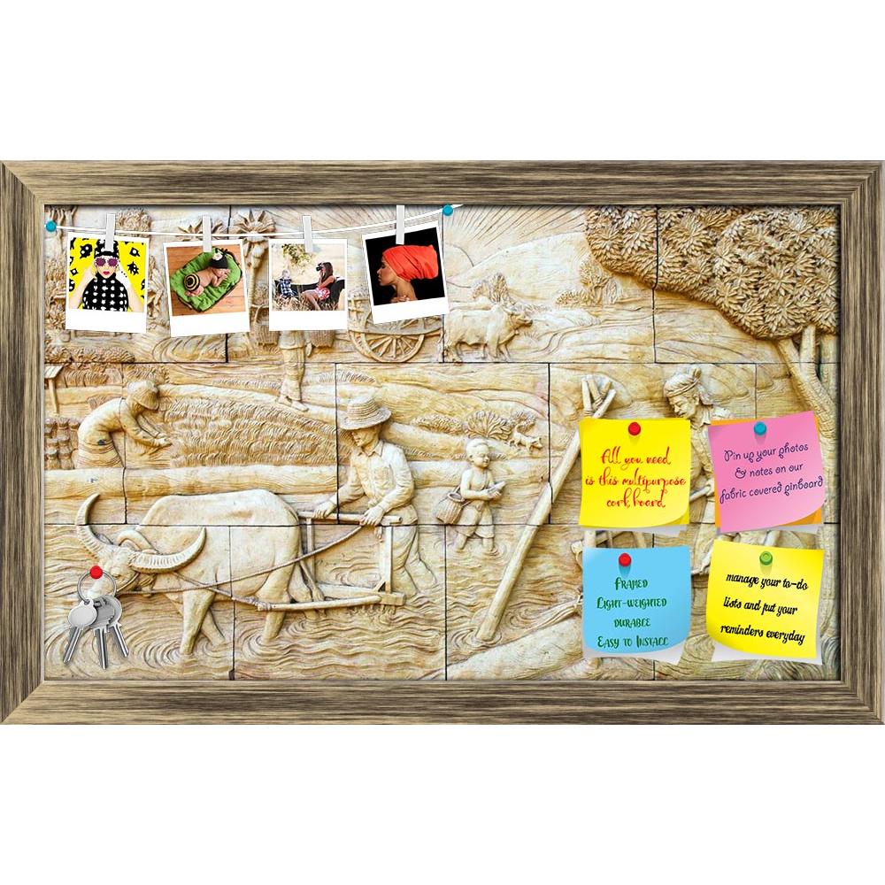 ArtzFolio Thai Style Art D2 Printed Bulletin Board Notice Pin Board Soft Board | Framed-Bulletin Boards Framed-AZSAO12673921BLB_FR_L-Image Code 5000933 Vishnu Image Folio Pvt Ltd, IC 5000933, ArtzFolio, Bulletin Boards Framed, Traditional, Fine Art Reprint, thai, style, art, d2, printed, bulletin, board, notice, pin, soft, framed, native, culture, stucco, stone, wall, thailand, pin up board, push pin board, extra large cork board, big pin board, notice board, small bulletin board, cork board, wall notice bo