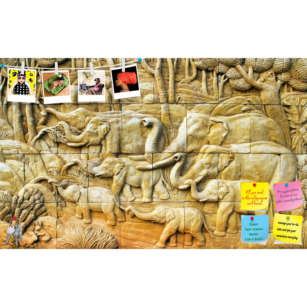 ArtzFolio Elephant D2 Printed Bulletin Board Notice Pin Board Soft Board | Frameless-Bulletin Boards Frameless-AZSAO12673924BLB_FL_L-Image Code 5000934 Vishnu Image Folio Pvt Ltd, IC 5000934, ArtzFolio, Bulletin Boards Frameless, Traditional, Photography, elephant, d2, printed, bulletin, board, notice, pin, soft, frameless, carved, stone, wall, pin up board, push pin board, extra large cork board, big pin board, notice board, small bulletin board, cork board, wall notice board, giant cork board, bulletin bo