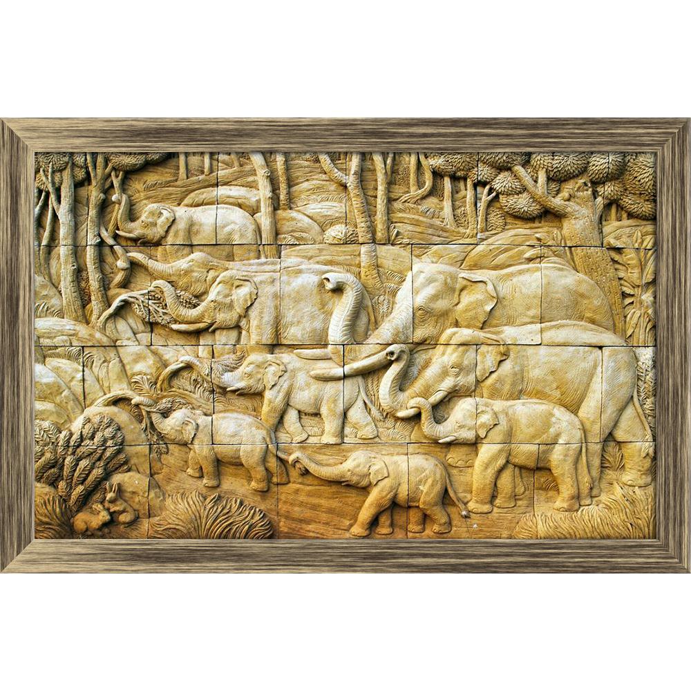Pitaara Box Elephant D2 Canvas Painting Synthetic Frame-Paintings Synthetic Framing-PBART12673924AFF_FW_L-Image Code 5000934 Vishnu Image Folio Pvt Ltd, IC 5000934, Pitaara Box, Paintings Synthetic Framing, Traditional, Photography, elephant, d2, canvas, painting, synthetic, frame, carved, stone, wall, framed canvas print, wall painting for living room with frame, canvas painting for living room, artzfolio, poster, framed canvas painting, wall painting with frame, canvas painting with frame living room, can