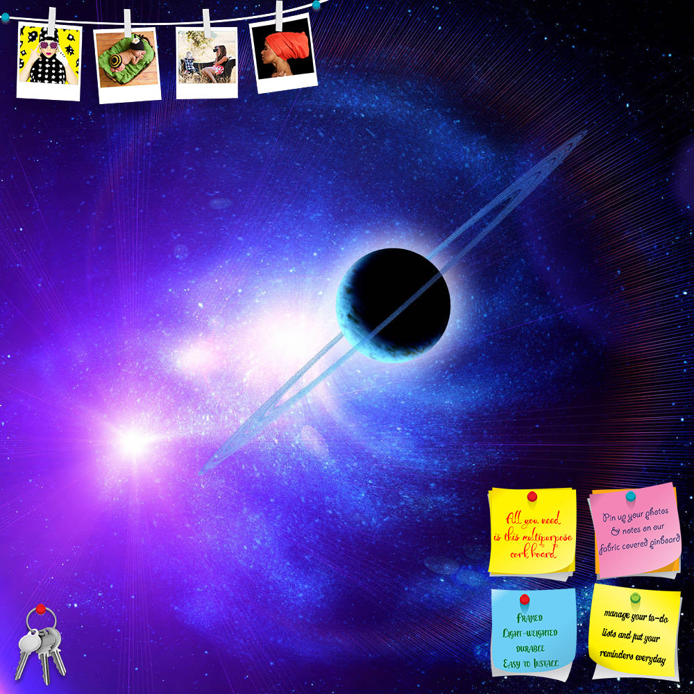ArtzFolio Planet With Rings Against The Sun In Blue Space Printed Bulletin Board Notice Pin Board Soft Board | Frameless-Bulletin Boards Frameless-AZSAO12705033BLB_FL_L-Image Code 5000936 Vishnu Image Folio Pvt Ltd, IC 5000936, ArtzFolio, Bulletin Boards Frameless, Fantasy, Places, Digital Art, planet, with, rings, against, the, sun, in, blue, space, printed, bulletin, board, notice, pin, soft, frameless, pin up board, push pin board, extra large cork board, big pin board, notice board, small bulletin board