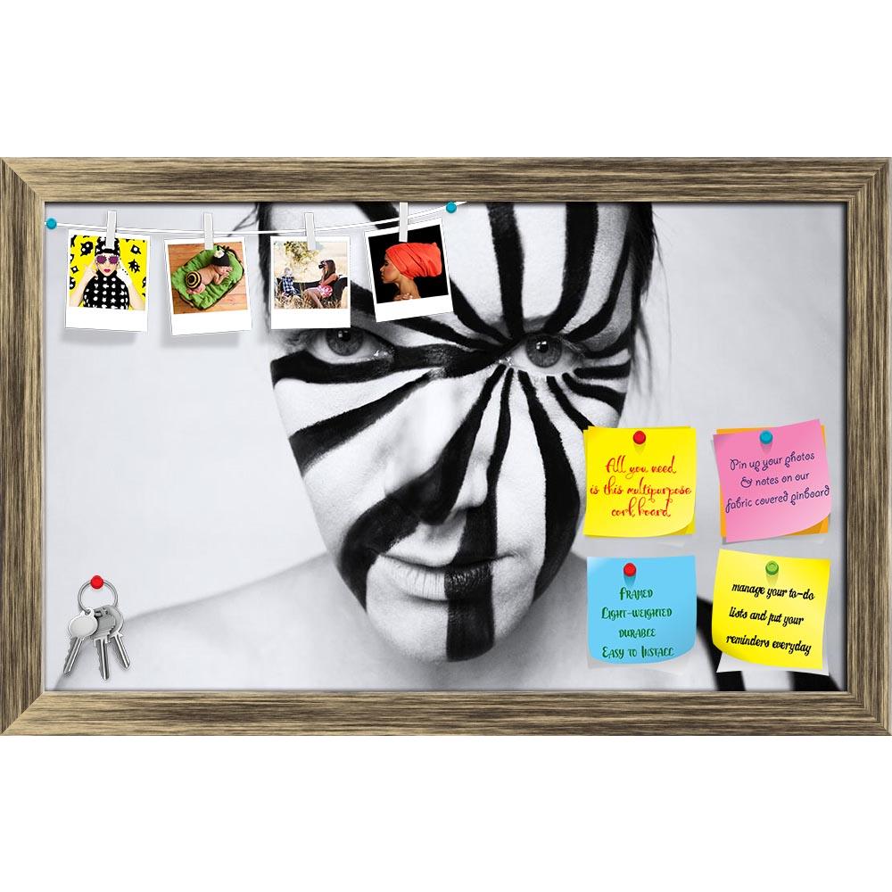 ArtzFolio Girl With Art Make Up Printed Bulletin Board Notice Pin Board Soft Board | Framed-Bulletin Boards Framed-AZSAO12723533BLB_FR_L-Image Code 5000939 Vishnu Image Folio Pvt Ltd, IC 5000939, ArtzFolio, Bulletin Boards Framed, Fashion, Portraits, Photography, girl, with, art, make, up, printed, bulletin, board, notice, pin, soft, framed, black, white, portrait, nice, young, optical, pin up board, push pin board, extra large cork board, big pin board, notice board, small bulletin board, cork board, wall 