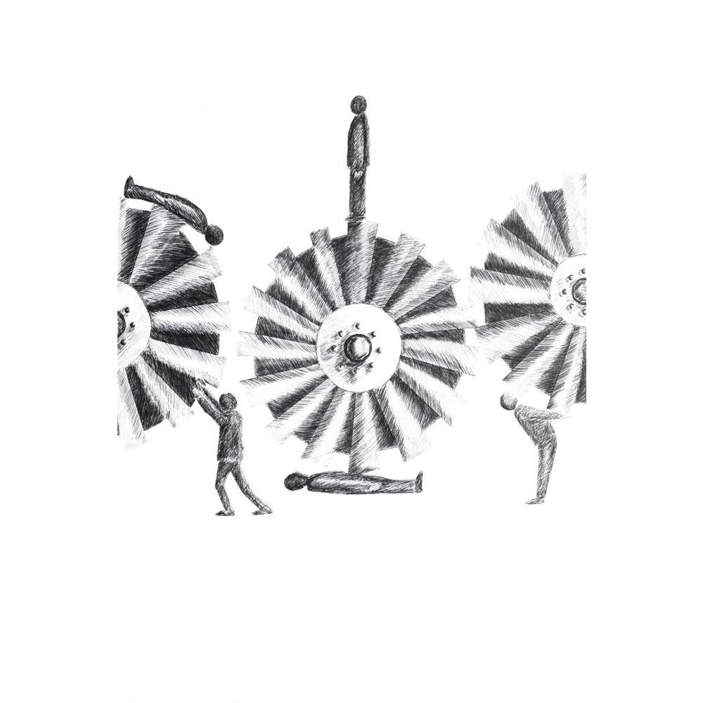 Abstract Art Canvas Painting Synthetic Frame - Paintings MDF Framing - ArtzFolio.com