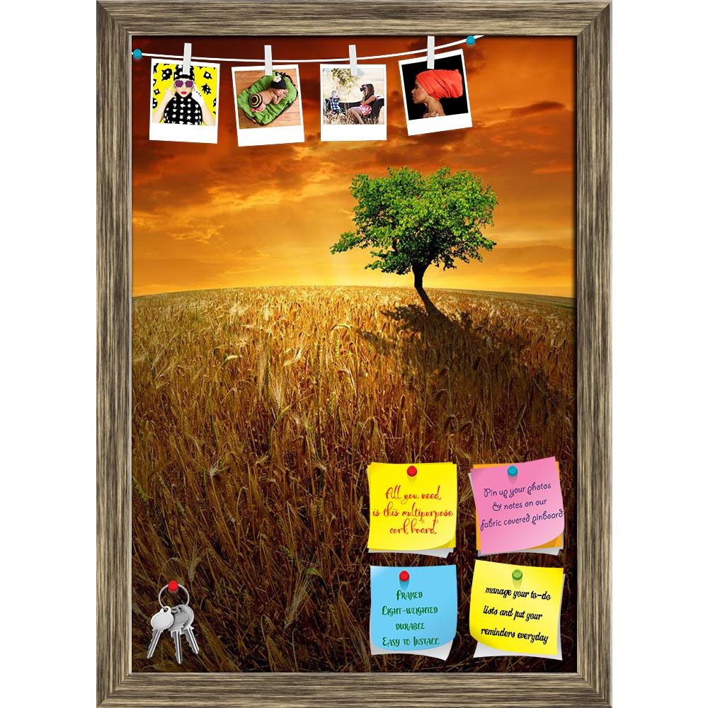 ArtzFolio Sunset Over Wheat Fields Printed Bulletin Board Notice Pin Board Soft Board | Framed-Bulletin Boards Framed-AZSAO12725204BLB_FR_L-Image Code 5000942 Vishnu Image Folio Pvt Ltd, IC 5000942, ArtzFolio, Bulletin Boards Framed, Landscapes, Photography, sunset, over, wheat, fields, printed, bulletin, board, notice, pin, soft, framed, agricultural, agriculture, beautiful, clear, clouds, cloudy, country, countryside, crops, dramatic, environment, farm, farming, field, flour, fresh, grass, grow, horizon, 