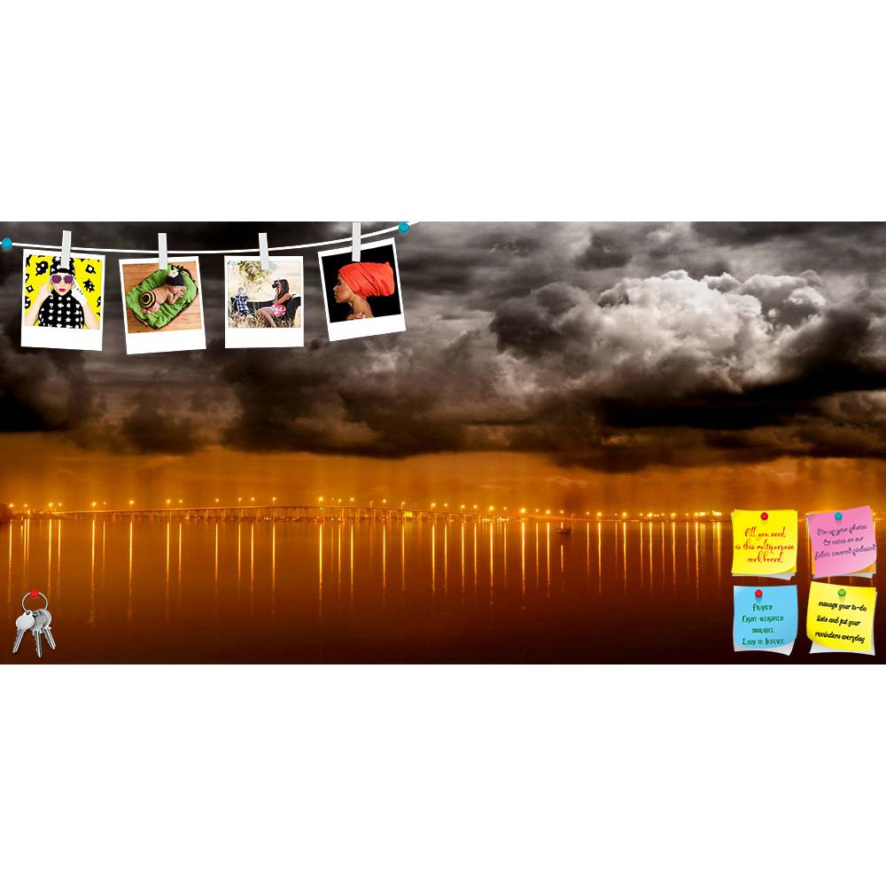 ArtzFolio Night Lights Printed Bulletin Board Notice Pin Board Soft Board | Frameless-Bulletin Boards Frameless-AZSAO12782598BLB_FL_L-Image Code 5000949 Vishnu Image Folio Pvt Ltd, IC 5000949, ArtzFolio, Bulletin Boards Frameless, Landscapes, Places, Photography, night, lights, printed, bulletin, board, notice, pin, soft, frameless, modern, city, reflecting, water, pin up board, push pin board, extra large cork board, big pin board, notice board, small bulletin board, cork board, wall notice board, giant co