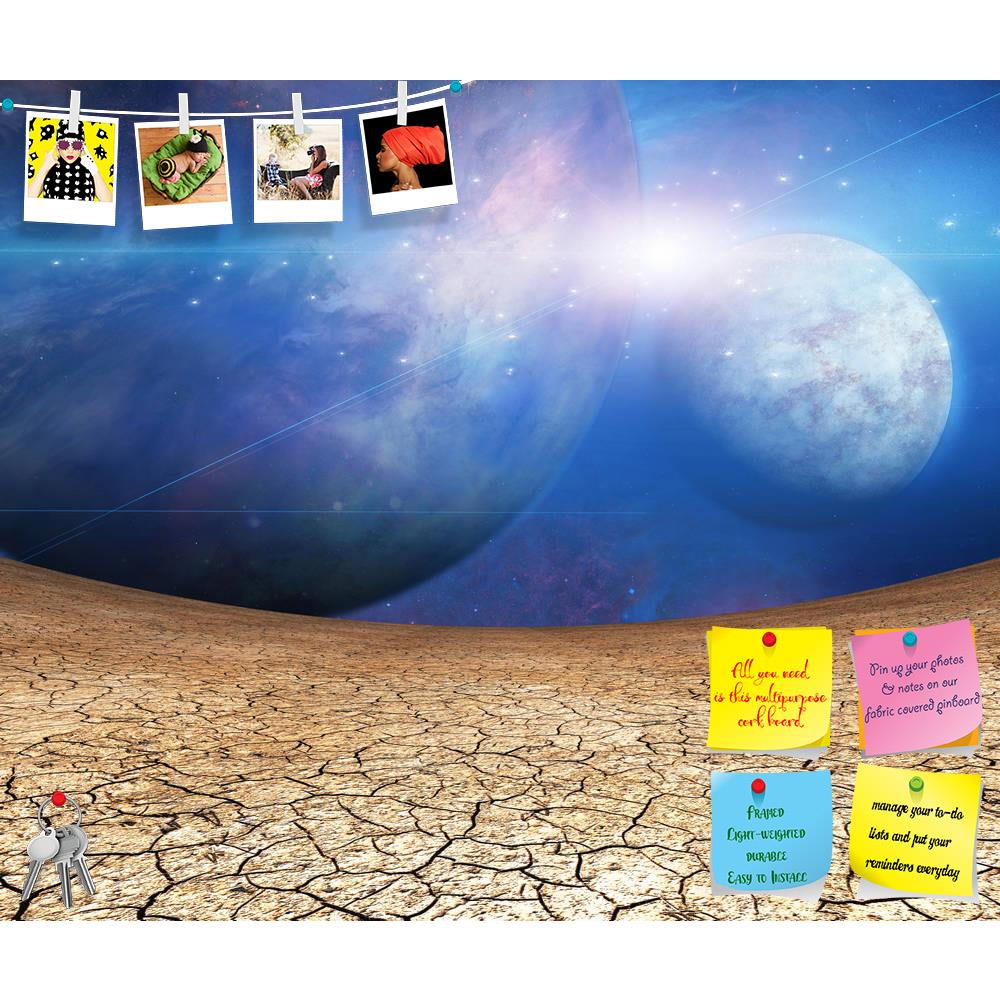 ArtzFolio Planets & Cracked Earth D1 Printed Bulletin Board Notice Pin Board Soft Board | Frameless-Bulletin Boards Frameless-AZSAO12784437BLB_FL_L-Image Code 5000951 Vishnu Image Folio Pvt Ltd, IC 5000951, ArtzFolio, Bulletin Boards Frameless, Abstract, Fantasy, Digital Art, planets, cracked, earth, d1, printed, bulletin, board, notice, pin, soft, frameless, pin up board, push pin board, extra large cork board, big pin board, notice board, small bulletin board, cork board, wall notice board, giant cork boa